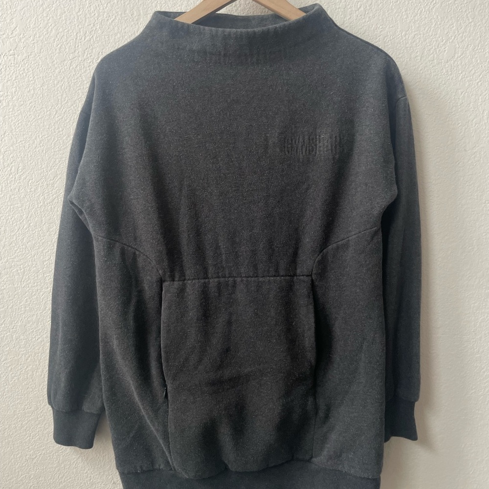 Gymshark Women's Dark Gray Crewneck Sweater